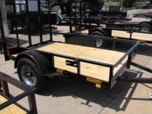 Utility Trailer 5 X 8 Spring Assisted Gate 2990 Axle