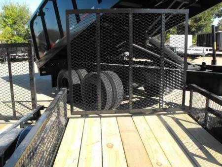 m1 New Utility Trailer 5 x 8 Ramp Mesh Sides