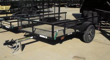 m3 New Utility Trailer 5 x 8 Ramp Mesh Sides
