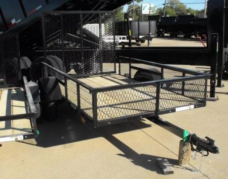 m5 New Utility Trailer 5 x 8 Ramp Mesh Sides